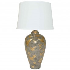 Mindy Brownes Ashford Lamp Large Grey With White Shade