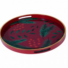 Mindy Brownes Red Berries Tray Red