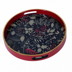 Mindy Brownes Forest Pine Tray Red & Black
