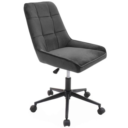 Benton Office Chair Fabric Charcoal Benton Office Chair Fabric Charcoal