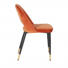 Brianna Dining Chair Fabric  Rust