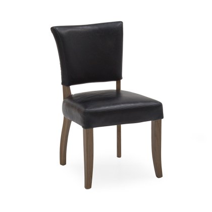 Duke Dining Chair Leather Ink Blue Duke Dining Chair Leather Ink Blue