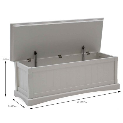 Turner Blanket Box Painted Grey