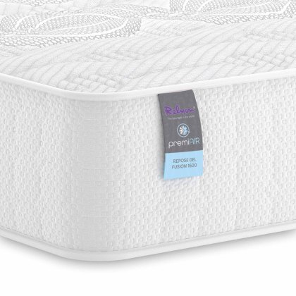 Whisper Gel Fusion 1600 Divan Set On Legs (Multiple Sizes)