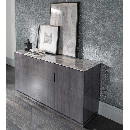 Donatella 3 Door Sideboard Grey