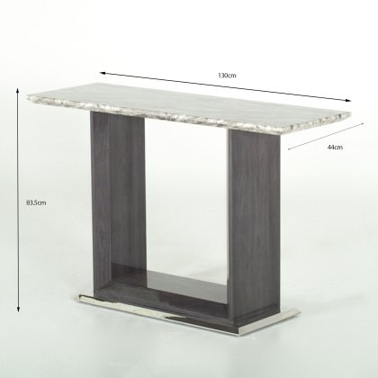 Donatella Console Table Grey
