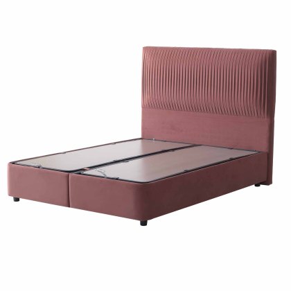 Leah Ottoman Bedstead Fabric Blush (Multiple Sizes)