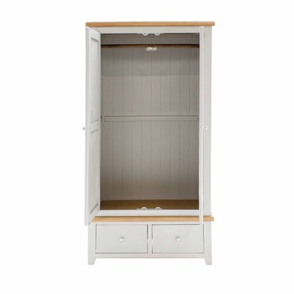 Ferndale 2 Door + 2 Drawer Wardrobe Grey