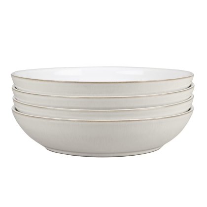Natural Canvas 4 Piece Pasta Bowl Set Natural Canvas 4 Piece Pasta Bowl Set