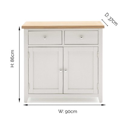 Ferndale 2 Door + 2 Drawer Sideboard Grey