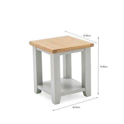 Ferndale Lamp Table Grey