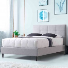Hampton Bedstead Fabric Grey (Multiple Sizes)