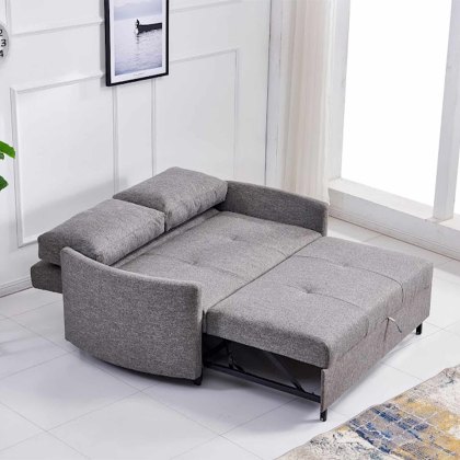 Dunrobin 2 Seater Sofa Bed Fabric Charcoal