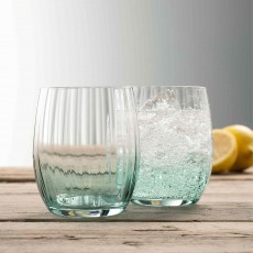 Erne Tumbler Glasses Aqua (Set Of 2)
