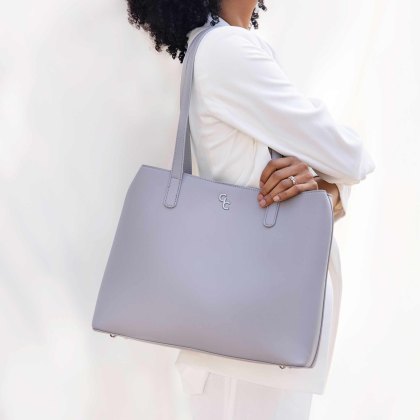 Large Tote Bag Grey
