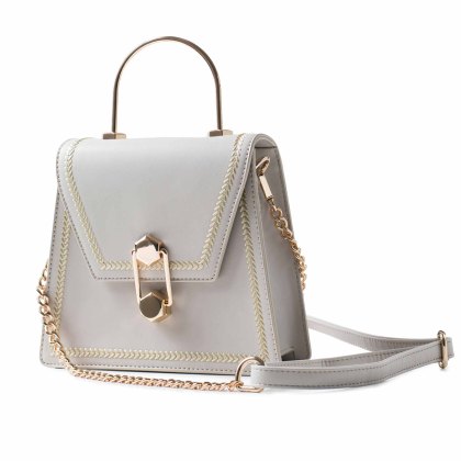 Top Handle Handbag Warm Grey