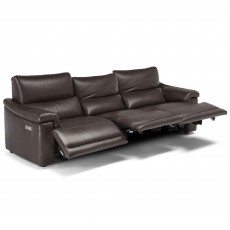 Brama Electric Reclining 3.5 Seater Sofa Leather Category 15