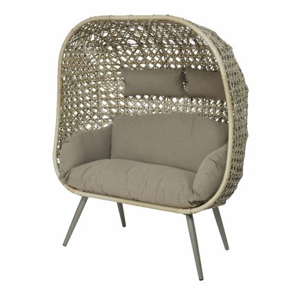 Palermo 2 Person Standing Outdoor Egg Chair Sand