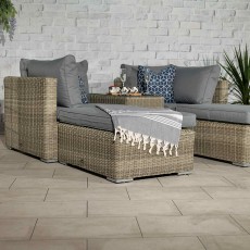 Wentworth 4 Person Sofa Set/2 Person Sun Lounging Set Beige