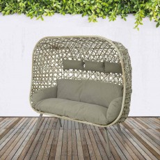 Palermo 3 Person Standing Outdoor Egg Chair Sand