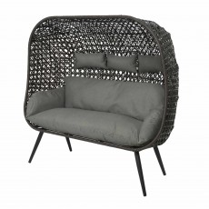 Palermo 3 Person Standing Outdoor Egg Chair Grey