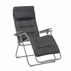 Futura Be Comfort Reclining & Foldable Sun Chair Silver/Dark Grey