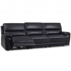 Carmelo Electric Reclining 3 Seater Sofa Leather BX