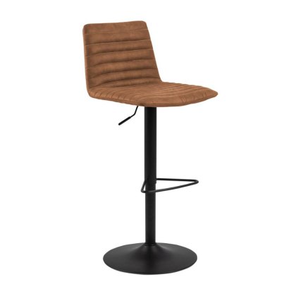 Kimmy High/Low Gas Lift Bar Stool Fabric Camel