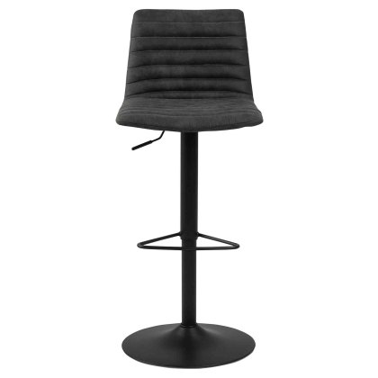 Kimmy High/Low Gas Lift Bar Stool Fabric Anthracite Kimmy High/Low Gas Lift Bar Stool Fabric Anthracite
