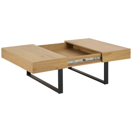 Newhaven Coffee Table With Built-In Storage Compartment