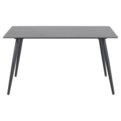 Wicklow 4-6 Person Dining Table Black Wicklow 4-6 Person Dining Table Black