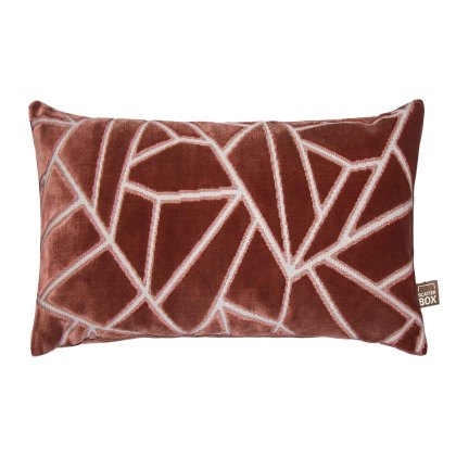 Veda Cushion 35cm x 50cm Antique Rose Veda Cushion 35cm x 50cm Antique Rose