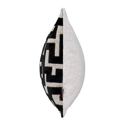 Maze Cushion 35cm x 50cm Black