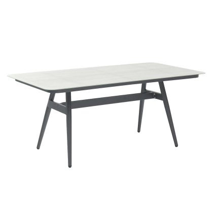 Aviva 4 Person Rope Effect Outdoor Dining Table & Chair Set Grey