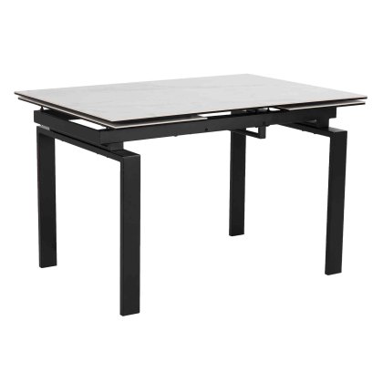 Huddersfield 4-6 Person Extending Dining Table White Huddersfield 4-6 Person Extending Dining Table White