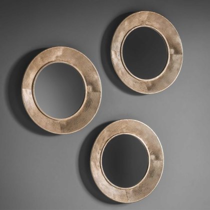 Knowle Wall Round Mirror (Set of 3)