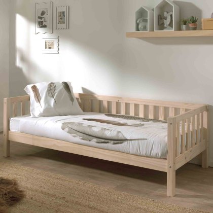 Fritz Captain Single (90cm) Bedstead Milky Pine