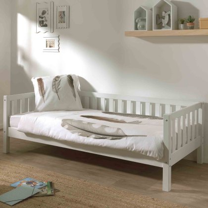 Fritz Captain Single (90cm) Bedstead White