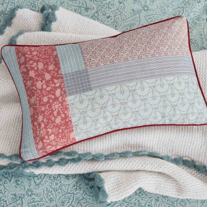 Eloise Throw 130cm x 150cm Teal & Ivory