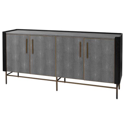 Limoges 4 Door Sideboard Grey Limoges 4 Door Sideboard Grey
