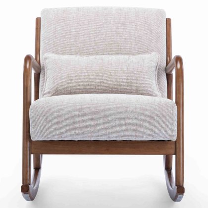 Inca Rocking Chair Fabric Oatmeal
