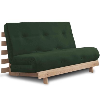 Kobe Double Futon/Sofa Bed Fabric Forest Green