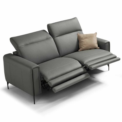 Gary Electric Reclining 2 Seater Sofa With 2 Electric Recliners Leather Category B Gary Electric Reclining 2 Seater Sofa With 2 Electric Recliners Leather Category B