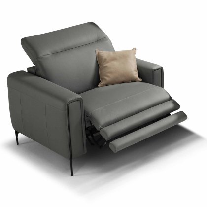 Gary Electric Reclining Armchair Leather Category B Gary Electric Reclining Armchair Leather Category B