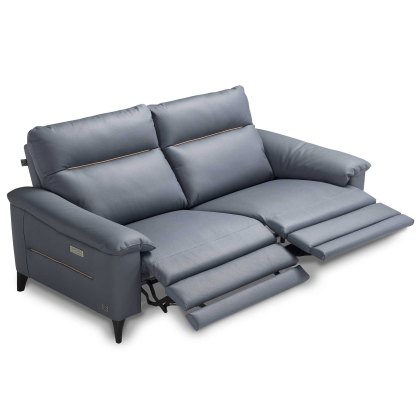 Oliver Electric Reclining 3 Seater Sofa With 2 Electric Recliners Leather Category B Oliver Electric Reclining 3 Seater Sofa With 2 Electric Recliners Leather Category B