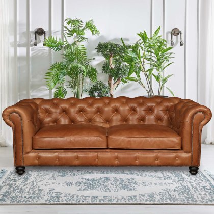Chiavenna 3.5 Seater Sofa Leather