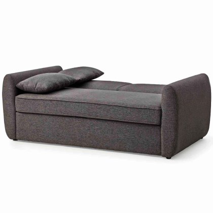 Kent 2 Seater Sofa Bed Fabric Dark Grey