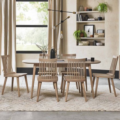 Dansk 6-8 Person Extending Dining Table Oak