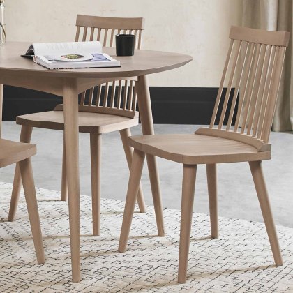 Dansk Spindle Dining Chair Oak