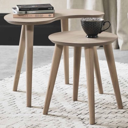 Dansk Nest of Tables (2) Oak